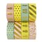 Wrapables Metallic Foil Washi Masking Tape Collection (Set of 8), 08WPSET08